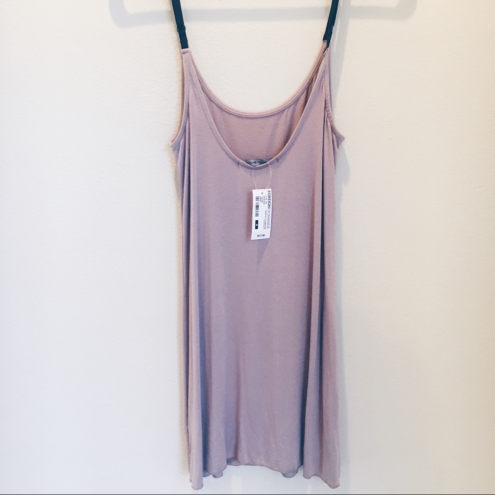 BRAND NEW Foreign Exchange Taupe Dress (Size M)